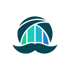 Minimalist Modern Sikh Turban Design logo