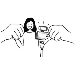 happy-smiling-cheerful-woman-pointing-fingers-at-y.eps