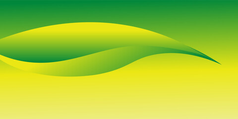 Abstract Blurry Green Yellow Wavy Background Design, Fresh Stylish Green Yellow Background Template Vector . eps 10