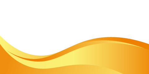 Abstract Blurry Smooth Bright Yellow Orange Curve Gradient Background Design, Soft Yellow Orange Background Template Vector . Presentation