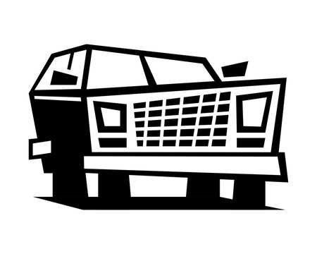 SUV sport utility vehicle off-road car logo icon
