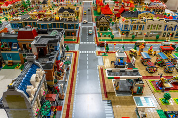 Obraz premium Arad Arad Romania 05 22 2025 Big Lego city expo