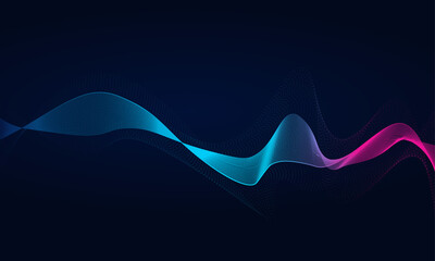 Tech mesh background with soft glowing lines and abstract light