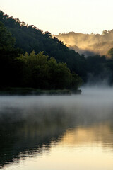 Fototapeta premium morning on the river