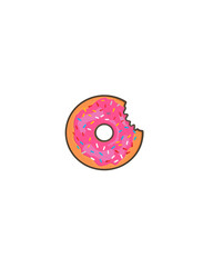 Obraz premium donut vector
