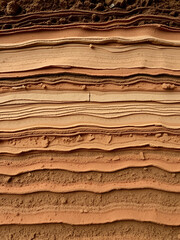 Earthy layered texture resembling soil strata