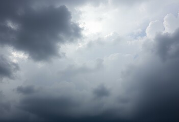 Obraz premium Dramatic clouds with a moody sky.