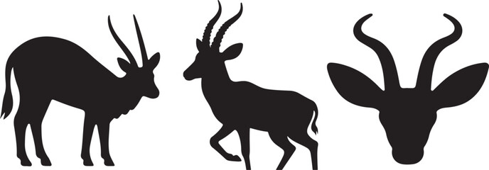 deer silhouette vector