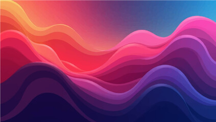 Colorful Abstract Wave Background with Flowing Lines and Artistic Patterns