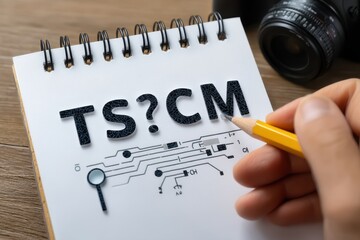 The STEM concept combines Science, Technology, Engineering, and Mathematics, usually presented with an engaging drawing background and accentuated by a magnifying glass placed over a background