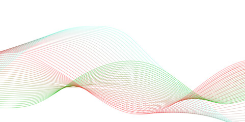 Abstract colorful wave and curve lines with technology background. Frequency sound wave lines, Abstract wavy lines for science, technology, banner, business, template, flyer design.