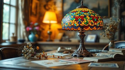 Belle &Eacute;poque Lamp: Vintage Charm & Elegance