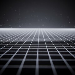 Abstract Dark Grid Background with White Lines