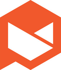 Symbol of the MP logo vector for branding or identity