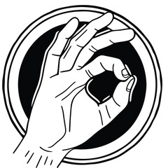 ---ok-sign--thumb-and-index-finger-touching------.eps
