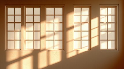 Sunlight streams through multiple windows