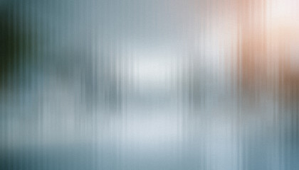 Abstract frosted glass texture with vertical blur lines. Minimalist, grainy, elegant background ideal for design. Digital grain effect. Lo-fi Texture. Glass dust rough blurred noise backdrop.