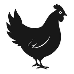 Hen silhouette bundle vector design