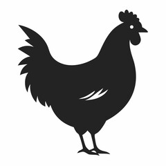 Hen silhouette bundle vector design