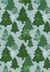 Fototapeta premium Winter's Gentle Whisper AI Generated