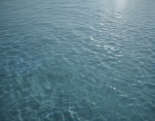Obraz premium Serene light blue water, gentle undulations, subtle ripples , illustration, liquid, ripples