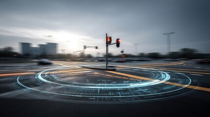 A self-driving car, or autonomous vehicle, relies on its sensing system and wireless communication network while navigating highways with smart transport and surrounding signals