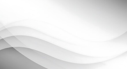 Abstract Gray and White Wave Background