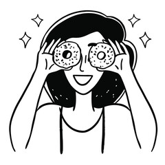 woman-love-doughnuts-holding-and-posing-covering-h.eps