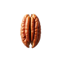A close up of a walnut