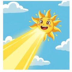 Fototapeta premium Sunny Beam Blast