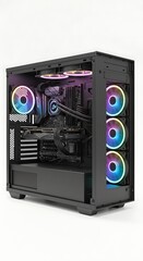 RGB PC Build: Illuminated Gaming Rig Detail