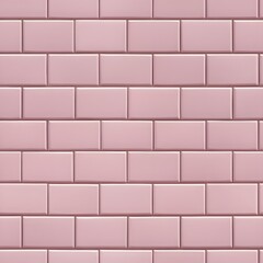 Obraz premium Dusty Rose Subway Tile Pattern Matte Finish Texture
