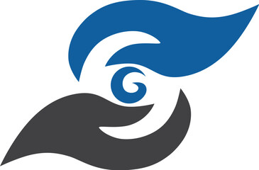 SG solution logo vector for brand or identity