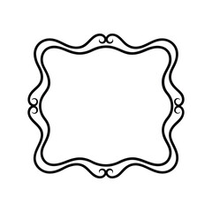 Vintage Decorative Frame Clipart vector illustration