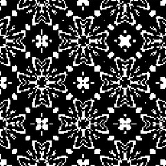 Abstract texture for fabric print, card, table cloth, furniture, banner, cover, invitation, decoration,weaving, plaid,wrapping,knitting. Repeating pattern.Black and 
white color.