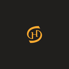 SH/HS logo vector for brand or identity