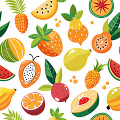 Vibrant fruit pattern