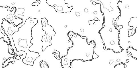 Contour abstract background. Topographic map. Vector illustration.