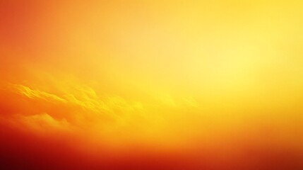 Ethereal sunlit clouds in fiery hues