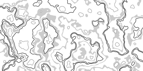 Contour abstract background. Topographic map. Vector illustration.