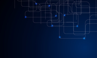 gradient blue Abstract technology background, Hi tech digital connect, Minimalist Hex Digital Background Sci-Fi Hex circuit Pattern Overlay	