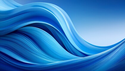 Obraz premium abstract blue waves background