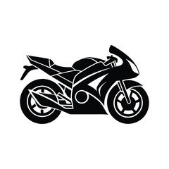 Obraz premium A motorcycle silhouette vector art illustration