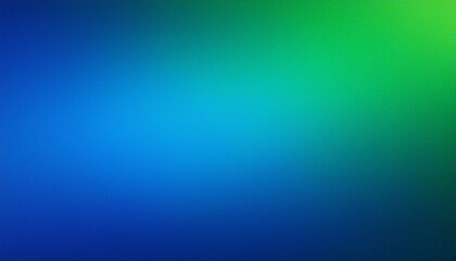 Obraz premium blue green grainy color gradient background noise textured glowing vibrant cover header poster design
