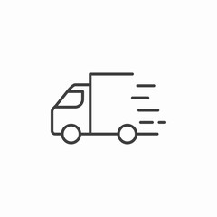 fast delivery service icon sign vector