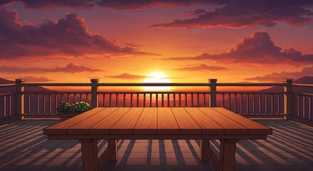 Sunset Deck Serenity