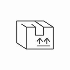 fragile item label icon sign vector