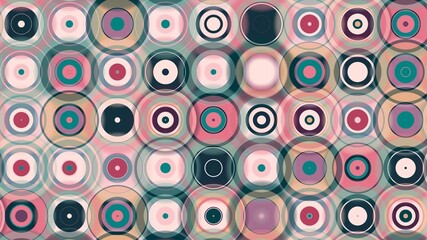 Naklejka premium circle motif, circle pattern, symmetrical, circle lines, wall wallpaper, HD
