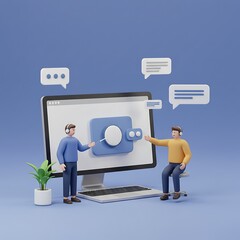 Smooth 3D Render: Online Collaboration, Virtual Communication