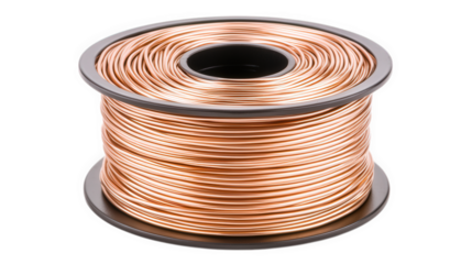 Roll of Copper Wire for Electrical Applications and Craft Projects